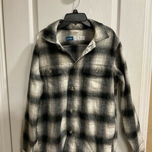 Old Navy Monochrome Plaid Jacket